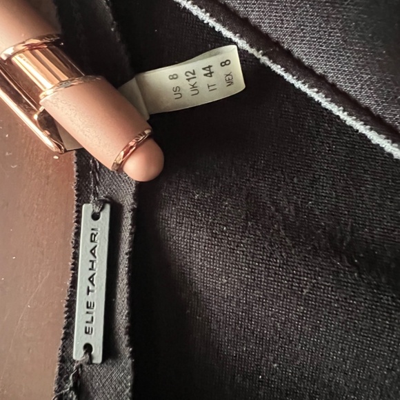 Elie Tahari multicolored and black regular size U.S. 8 Dress - Picture 9 of 10